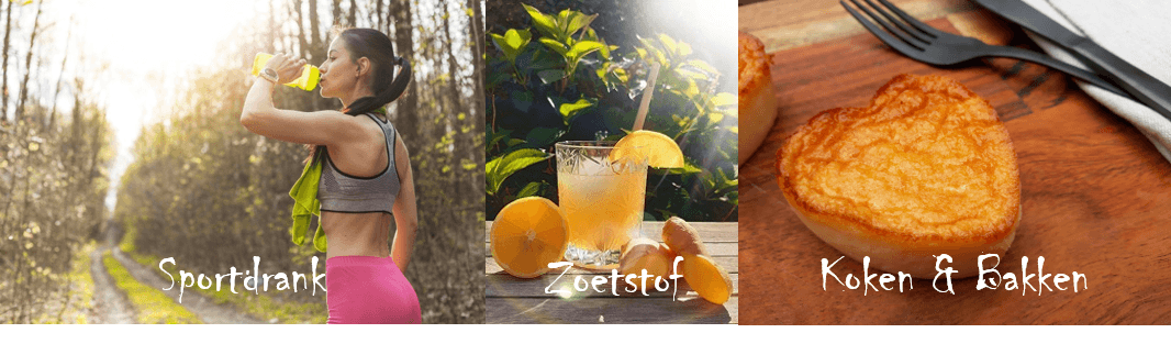Nutr!Break Isomaltulose gebruik sportdrank, zoetstof, bakken