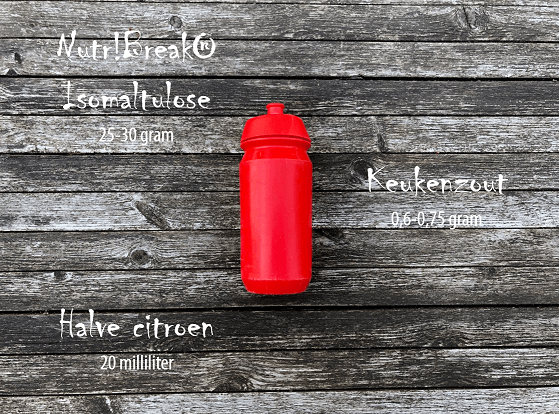 Het gebruik van isomaltulose in een sportdrank