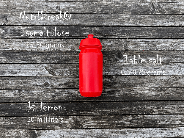 The use of isomaltulose in a sports drink